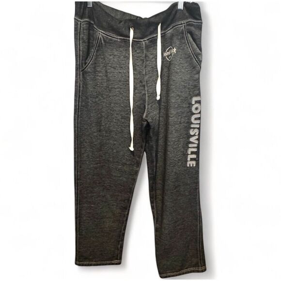 Hard Rock Cafe Louisville Jogger Pants Gray Men’s Size Large - Picture 1 of 5